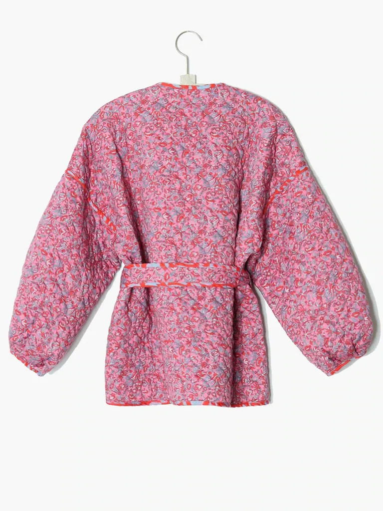 Xirena - Keatyn Quilted Jacket in Pink Stamp