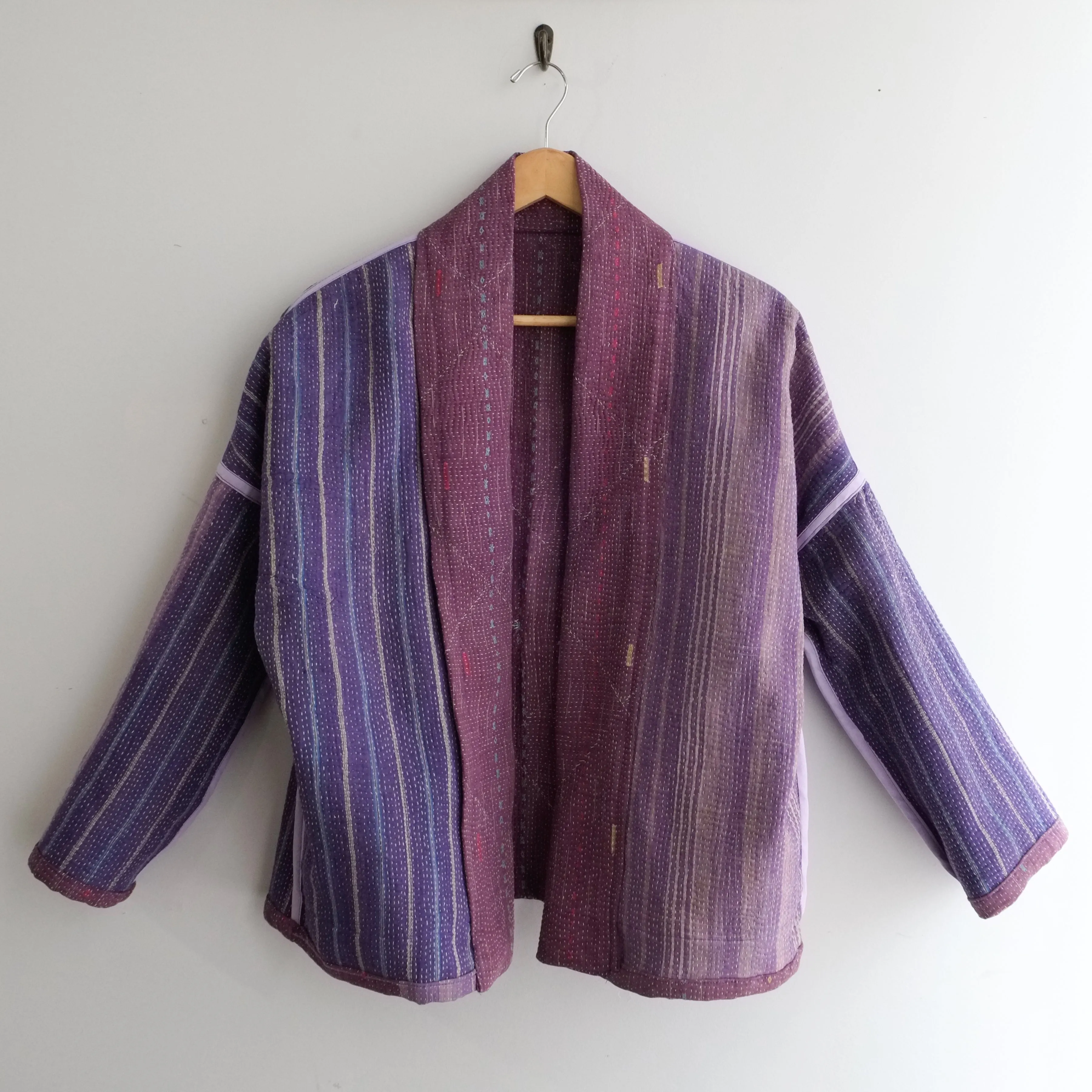 XXS Purple with Yellow Patches Anoushka Jacket LM121